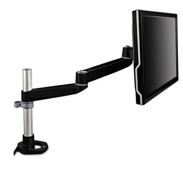 3M™ Dual Monitor Swivel Arm, 360 Degree Rotation, +15 Degree--90 Degree Tilt, 180 Degree Pan, Black-gray, Supports 30 Lb freeshipping - TVN Wholesale